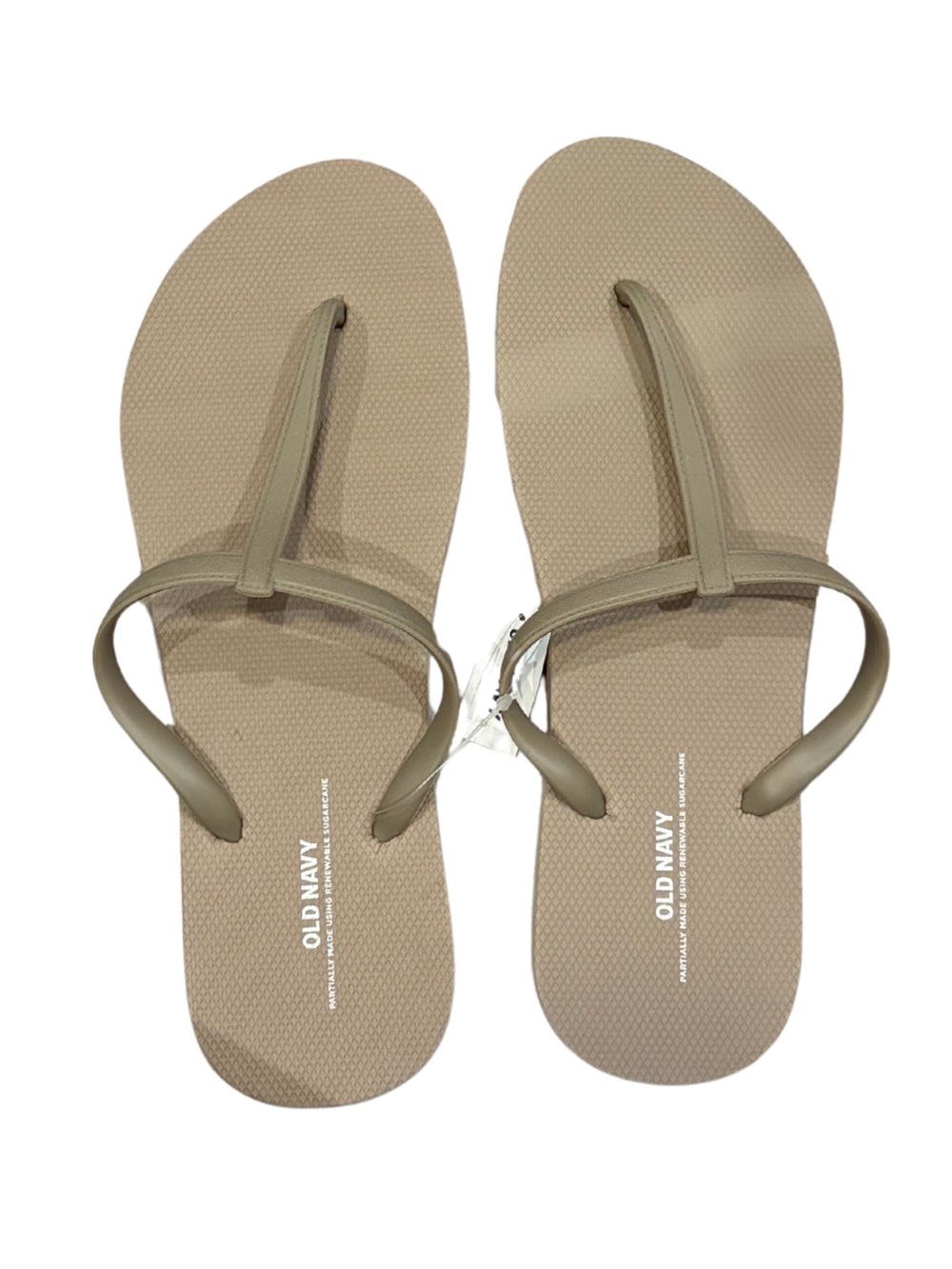 Old Navy Women's Taupe Strap Flip Sandals 9 NWT